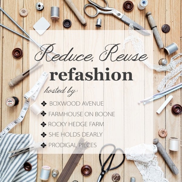 reduce reuse refashion blog hop