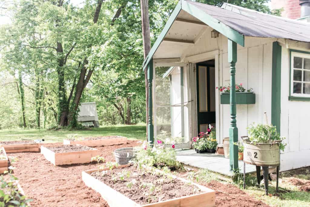 spring farmhouse cottage garden tour