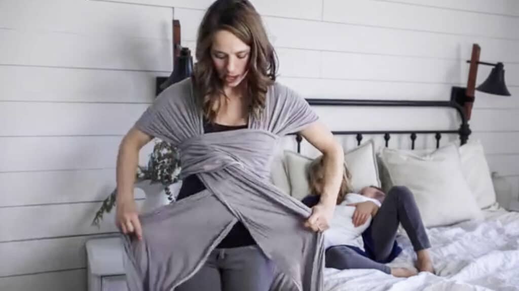 Step-by-step Moby Wrap Instructions