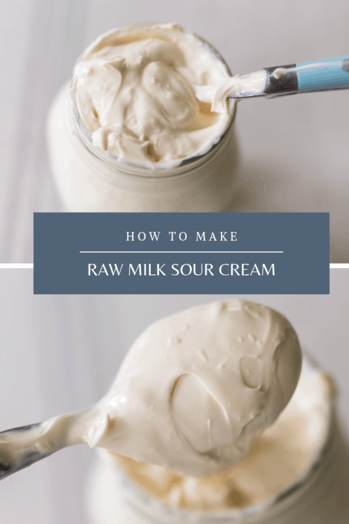 How to Make Sour Cream from Raw Milk