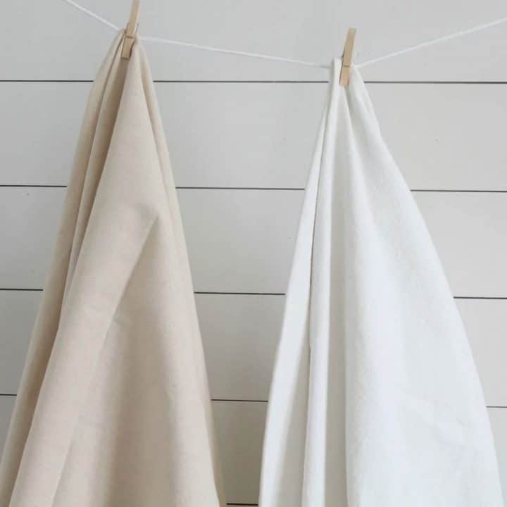 How to Bleach Drop Cloth