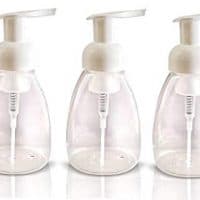 Foaming Soap Dispensers Pump-Bottles for Dr. Bronner's Castile Liquid Soap, 250ml (8.5 oz) - Pack of 3