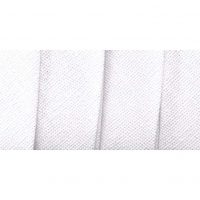 Wrights 117-206-030 Extra Wide Double Fold Bias Tape, White, 3-Yard
