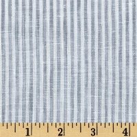 TELIO Big Stripe Fabric by The Yard, Grey
