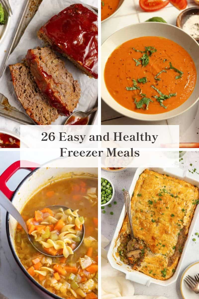 Four freezer meals.