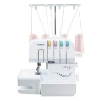 Brother Serger, 1034DX, 3/4 Thread Serger with Differential Feed, 3 or 4 Thread Capability, 1,300 Stitches Per Minute, Color-Coded Threading Guides