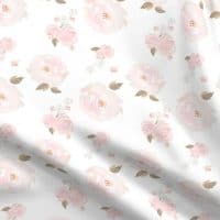 Colorful fabrics digitally printed by Spoonflower - Indy Bloom Blush Rose B