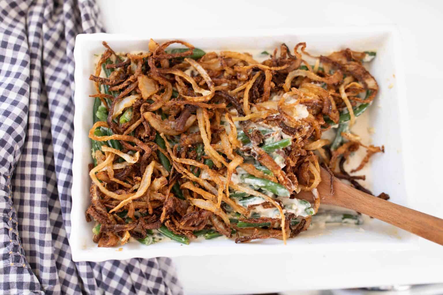 Classic Green Bean Casserole Recipe From Scratch Farmhouse on Boone