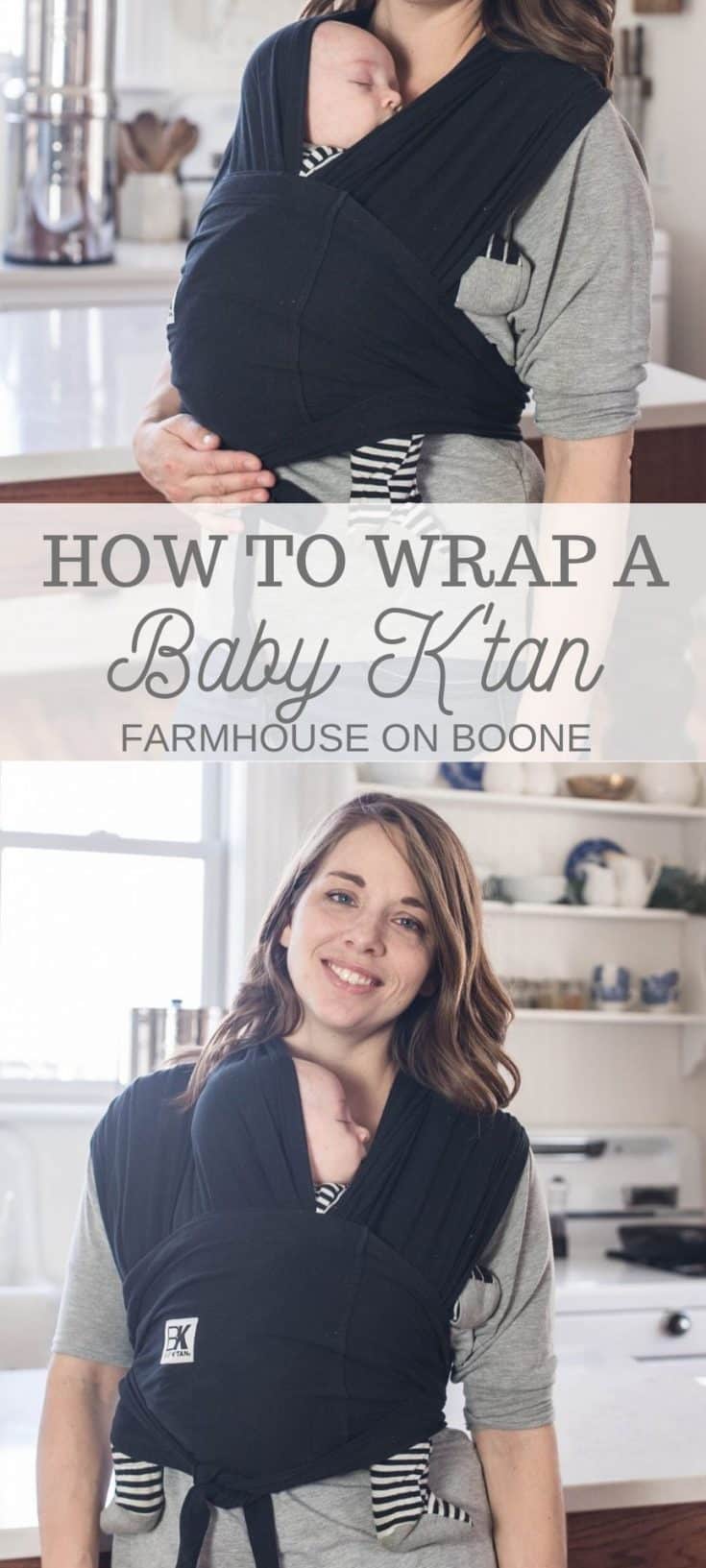 How To Use A Baby K'tan Wrap Farmhouse on Boone