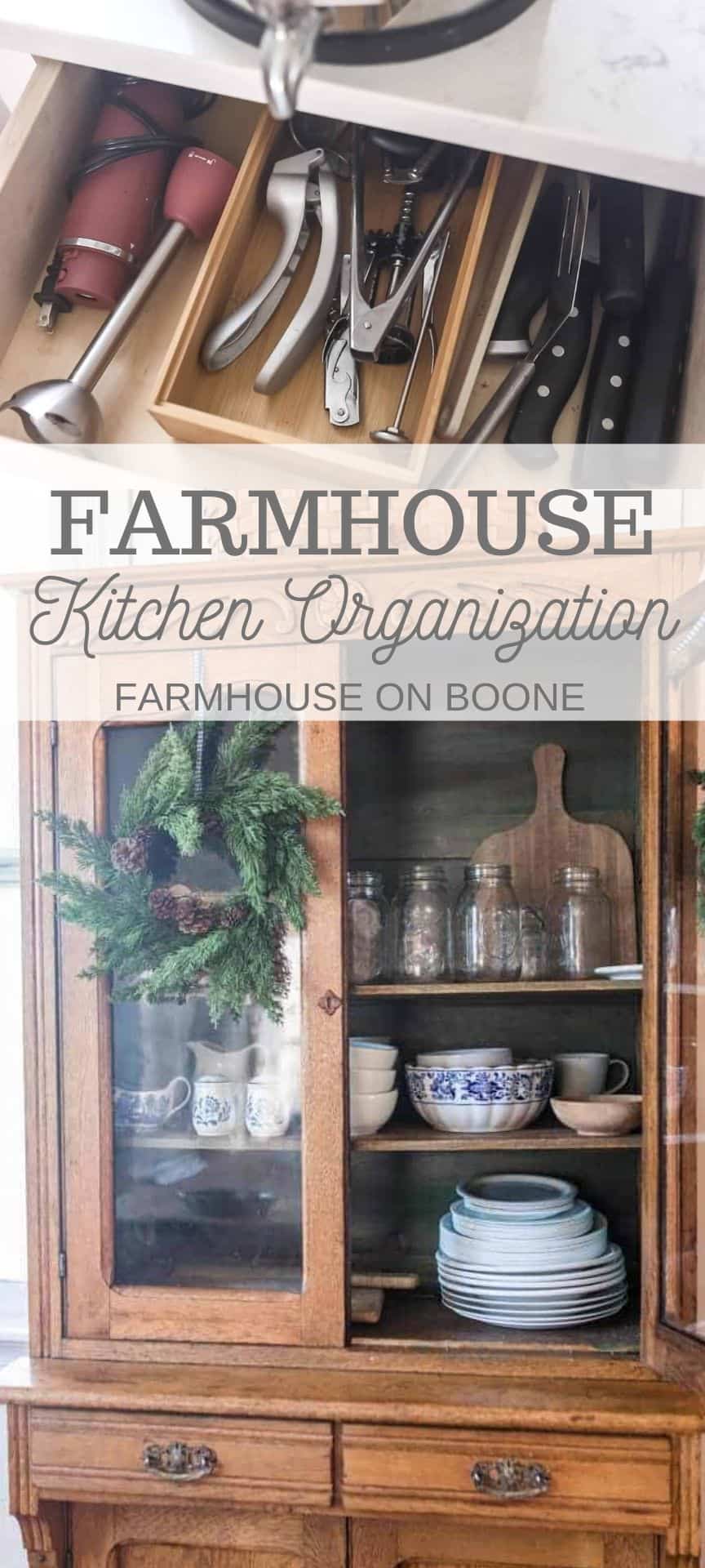 DIY Mason Jar Kitchen Utensil Holder - The Happy Farmhouse