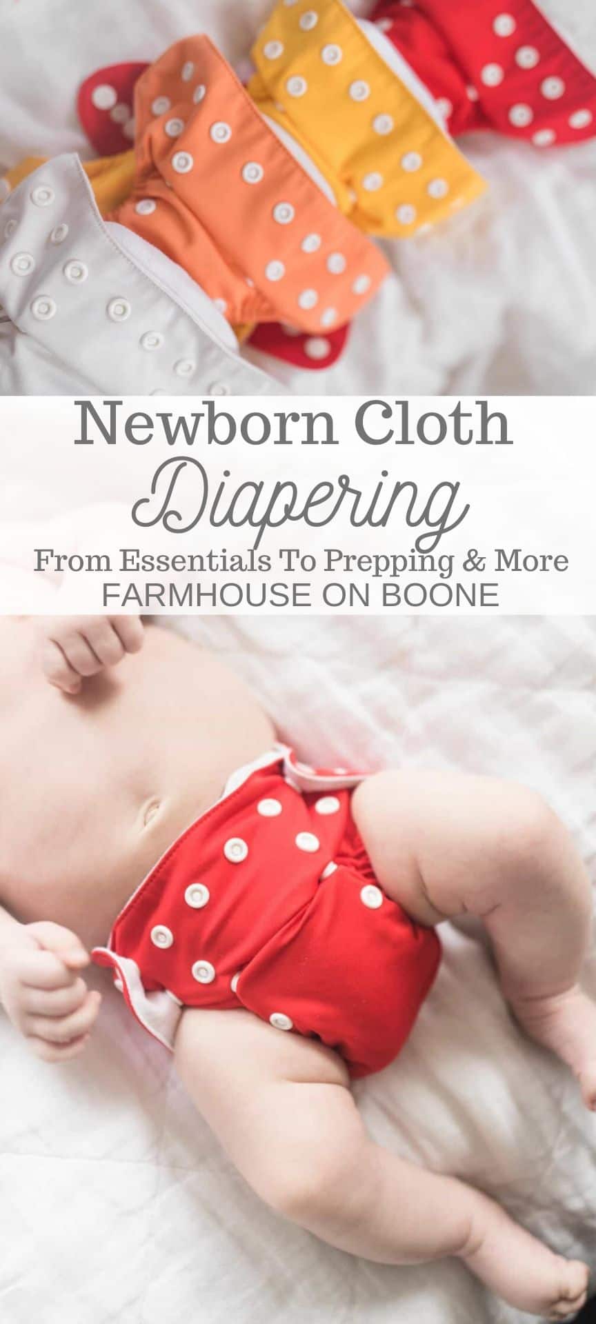 Newborn Cloth Diapers - Essentials - Farmhouse on Boone