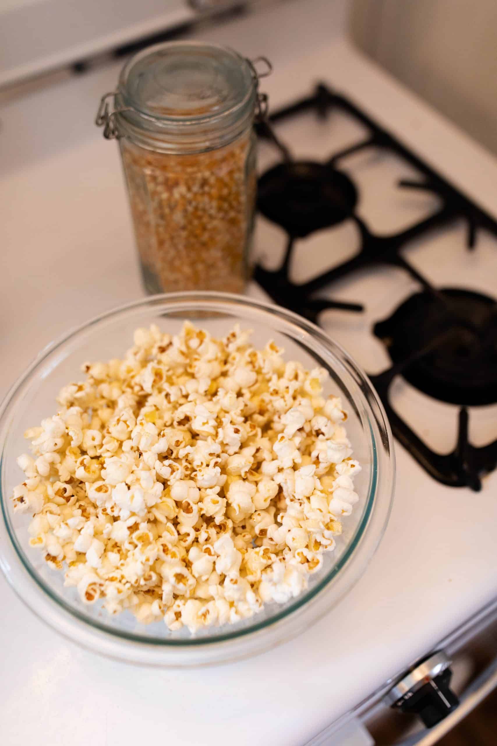 StoveTop Coconut Oil Popcorn Farmhouse on Boone