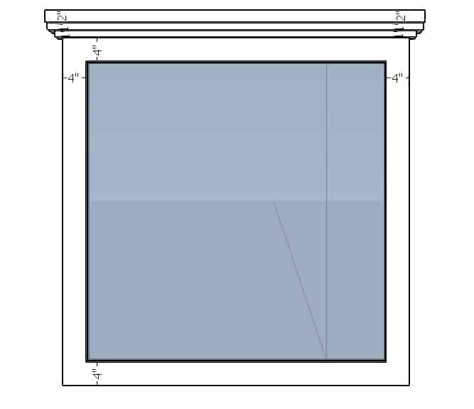 digital markup of farmhouse window trim plans