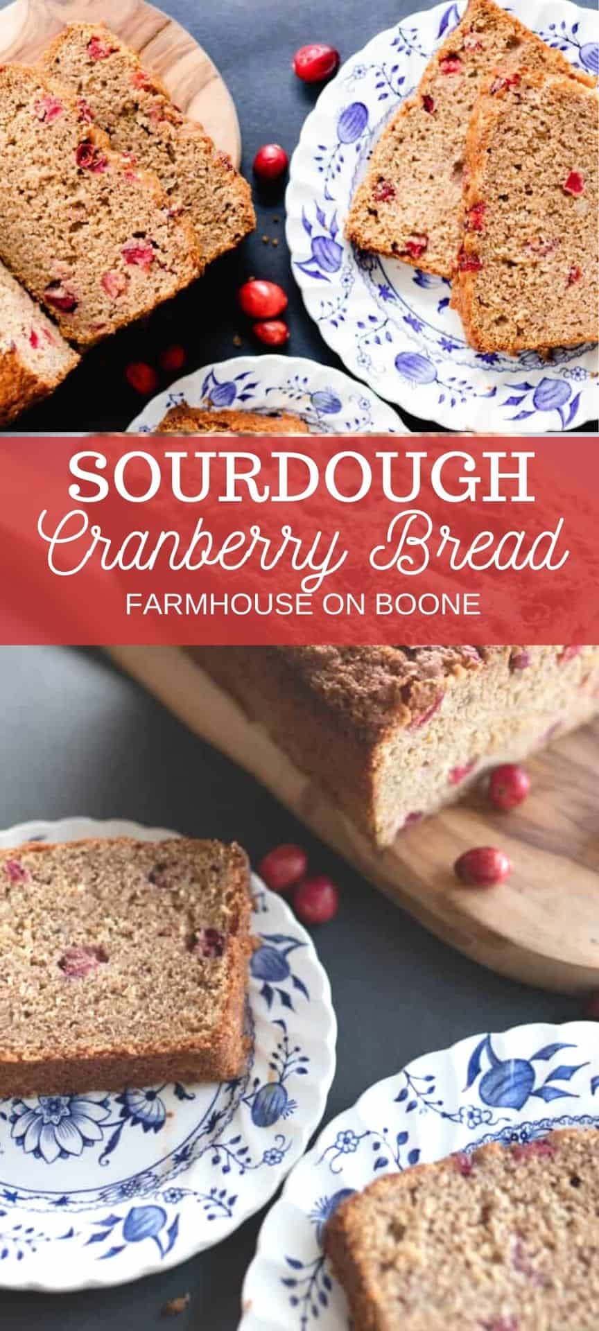 Sourdough Cranberry Bread - Farmhouse on Boone
