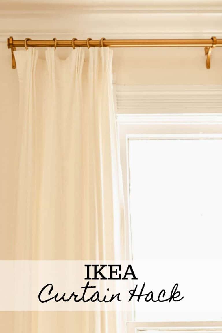 DIY Ikea Curtain Hack - Farmhouse on Boone