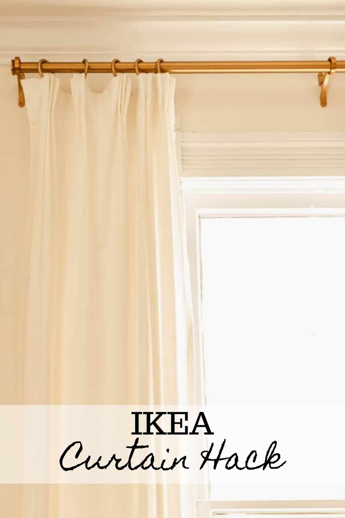 DIY Ikea Curtain Hack Farmhouse on Boone
