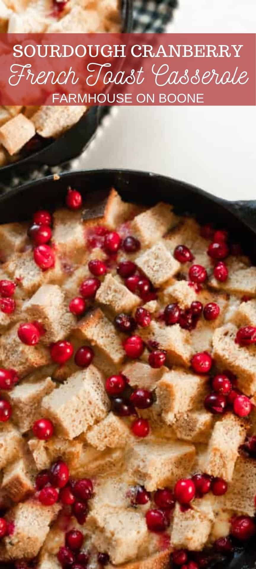 Cranberry French Toast Casserole Farmhouse on Boone