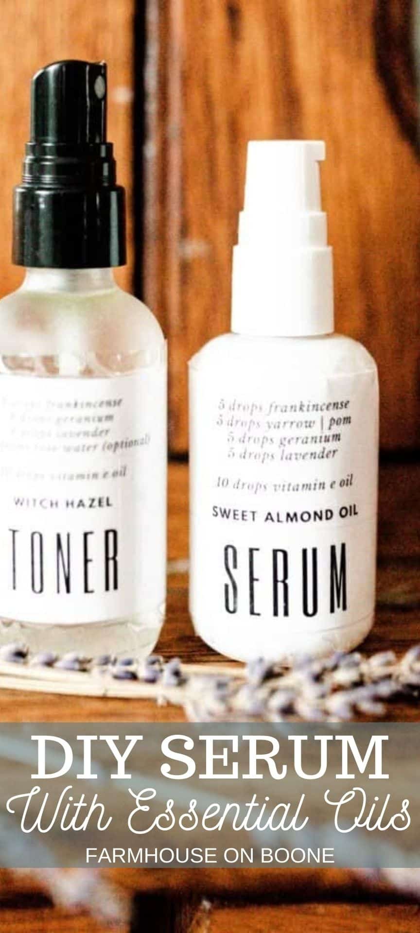 Homemade Facial Serum With Essential Oils Farmhouse on Boone