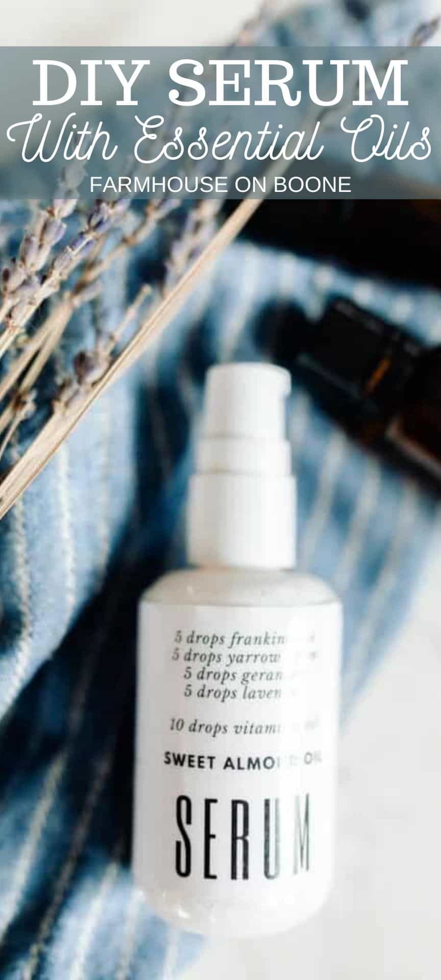 Homemade Facial Serum With Essential Oils Farmhouse on Boone