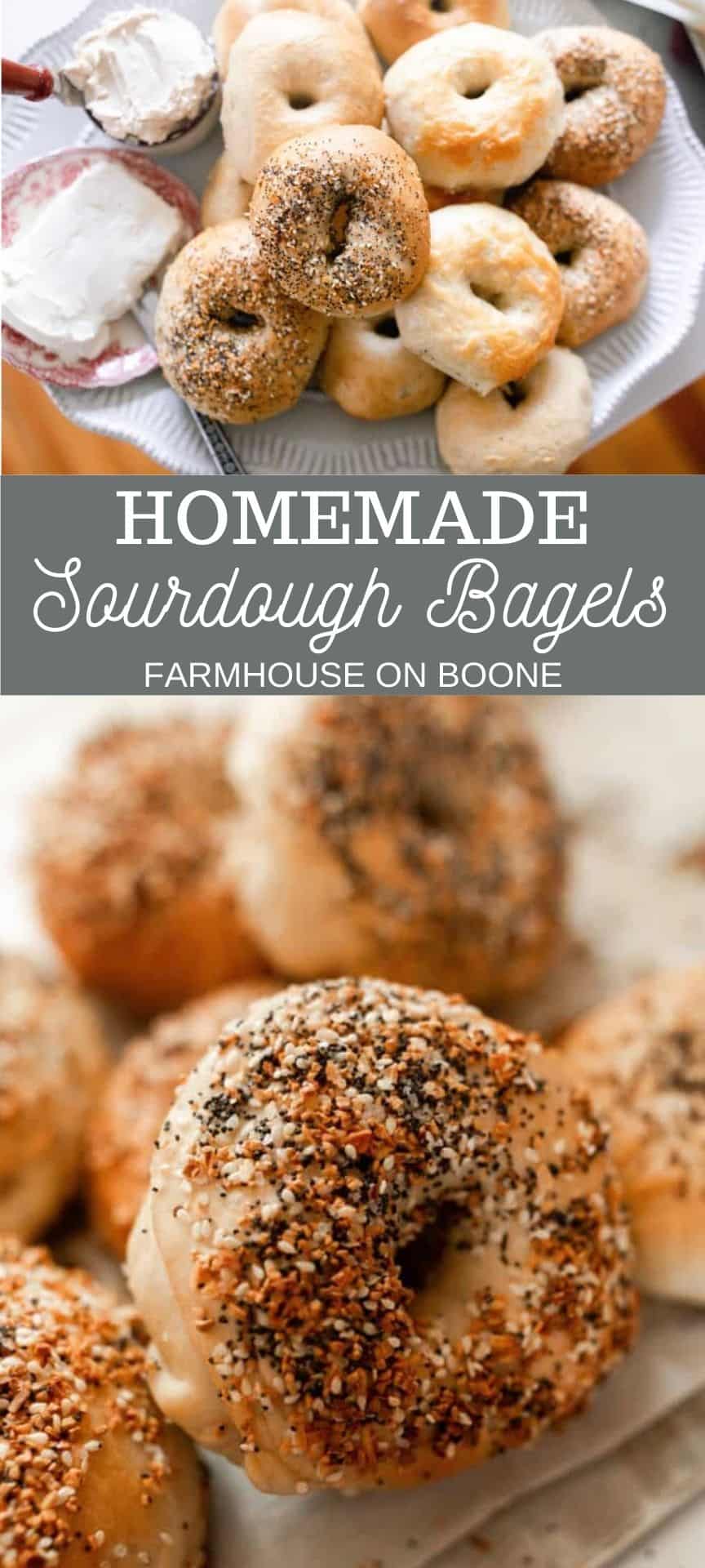 Homemade Sourdough Bagels Farmhouse on Boone