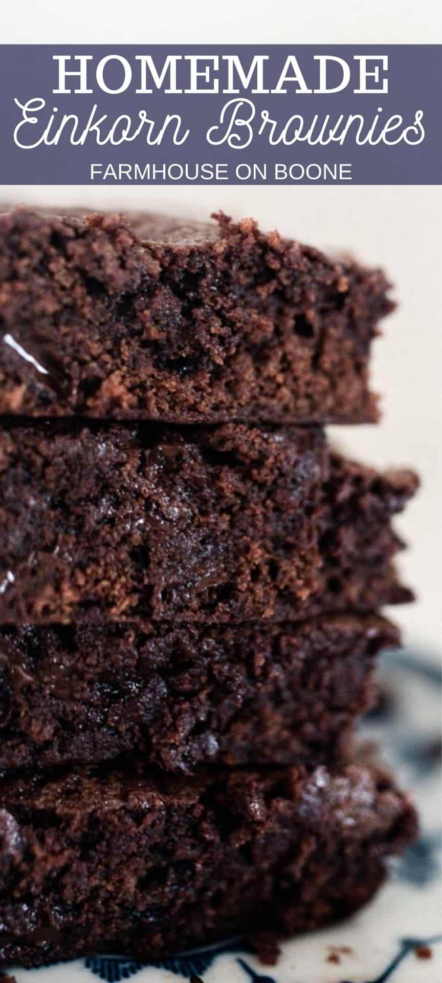 Easy Einkorn Brownies Farmhouse on Boone