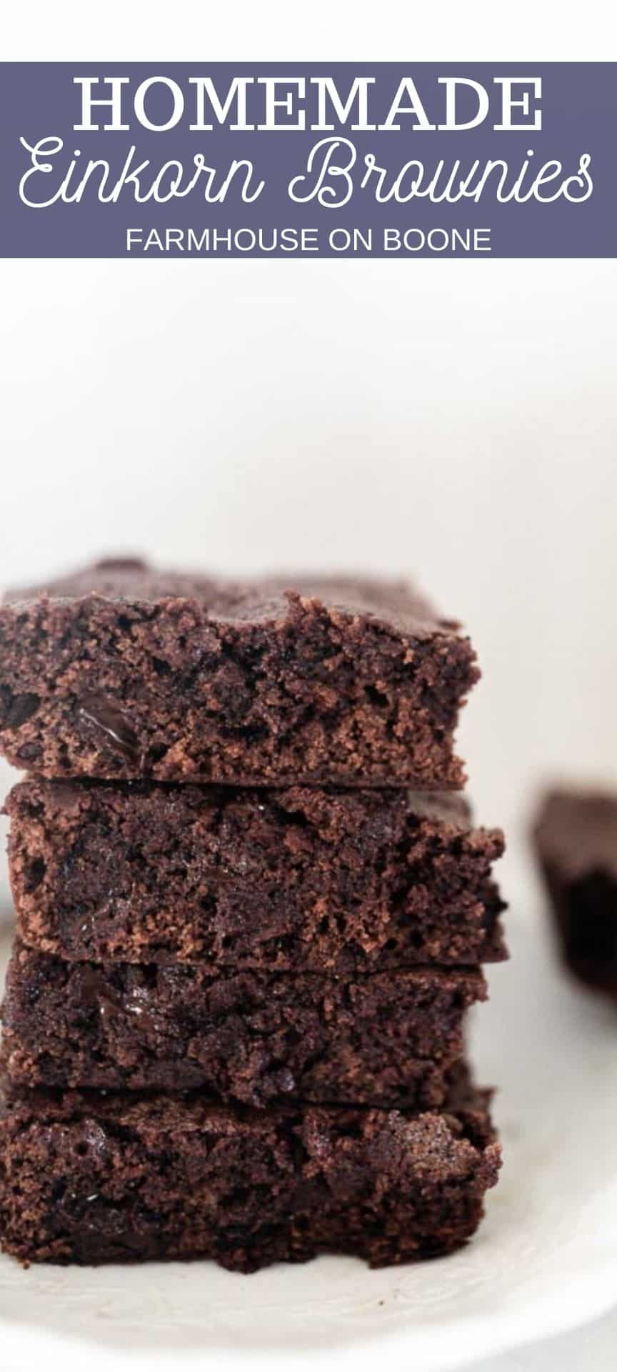 Easy Einkorn Brownies Farmhouse on Boone