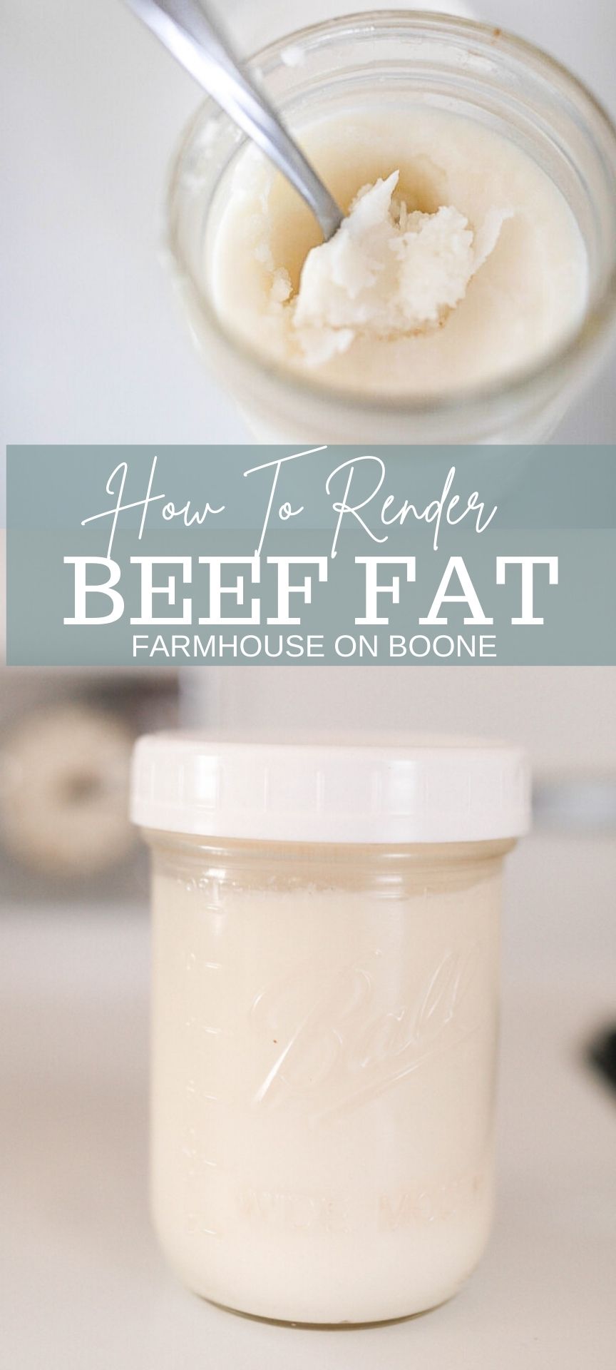 How to render beef fat farmhouse on boone