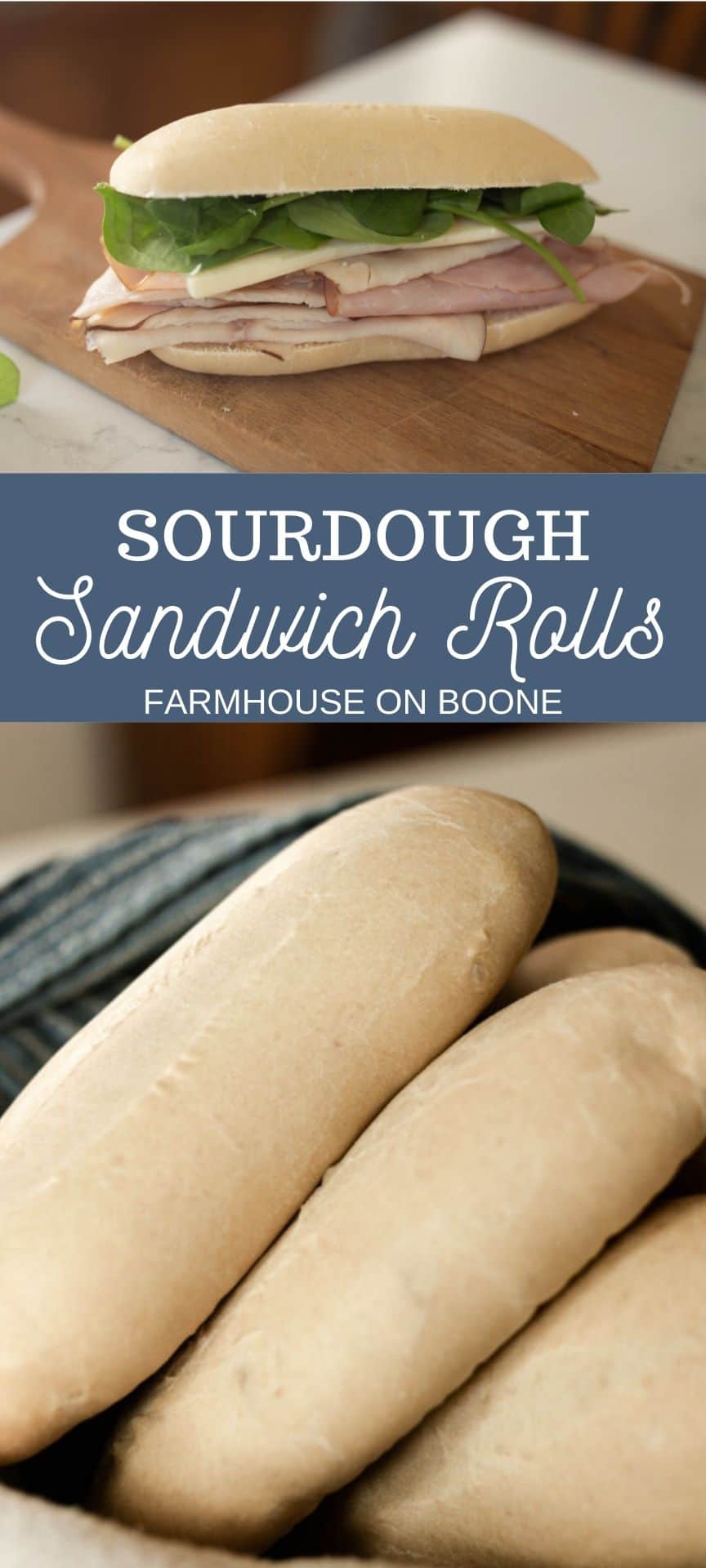 Sourdough Sandwich Rolls - Farmhouse on Boone