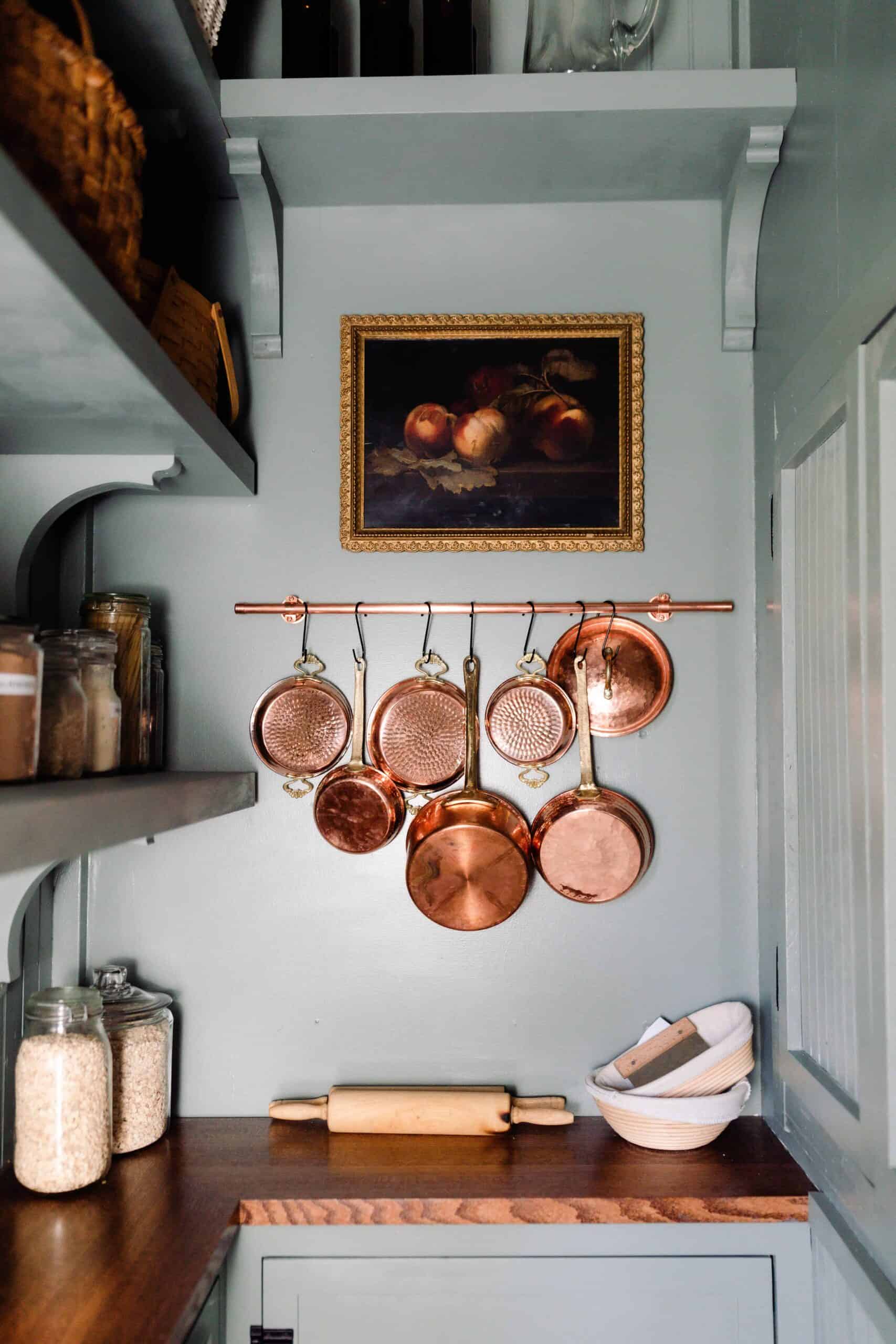 Copper Farmhouse Kitchen Pantry Antique 9 Mixing Bowl