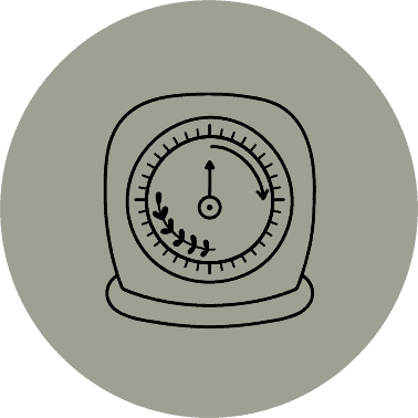 A timer icon