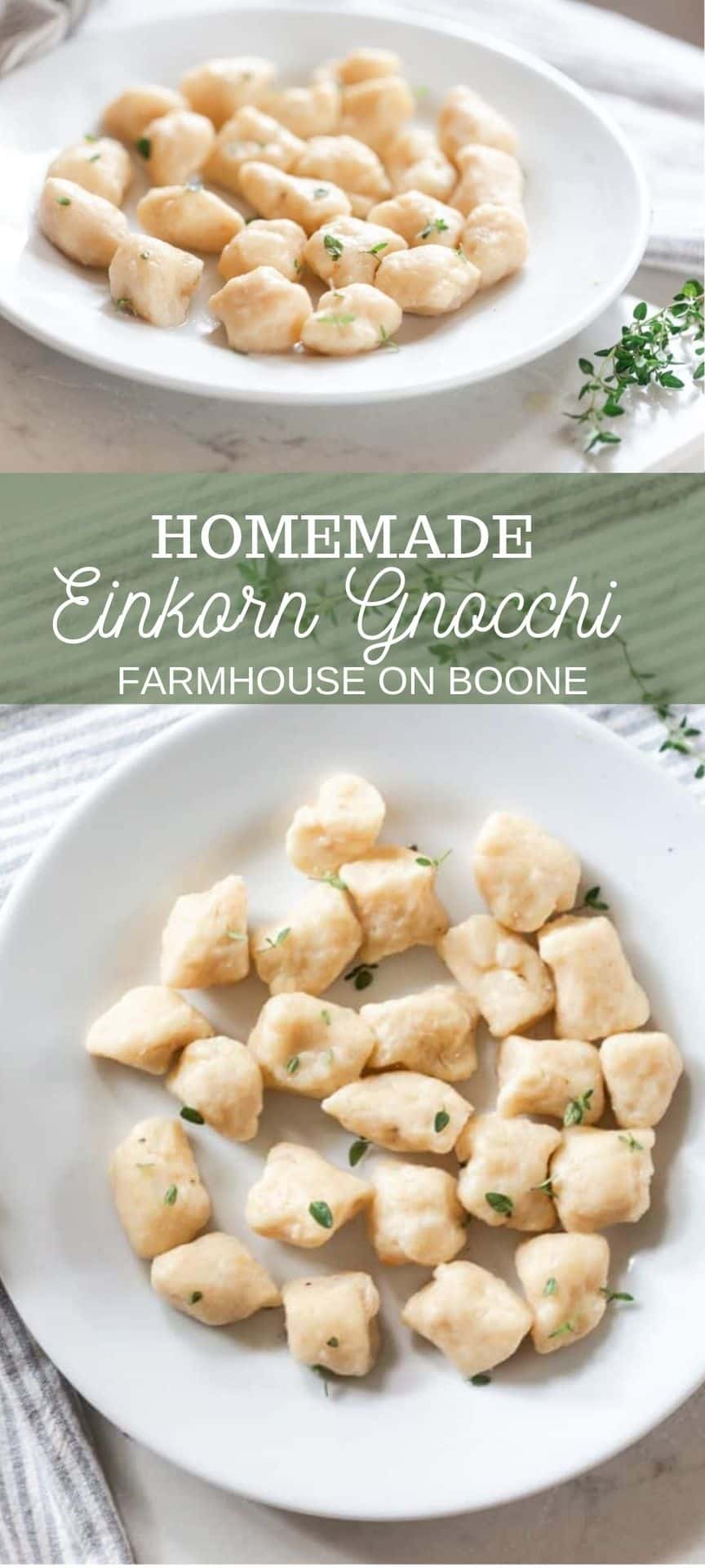 Homemade Gnocchi With Einkorn Flour Farmhouse on Boone