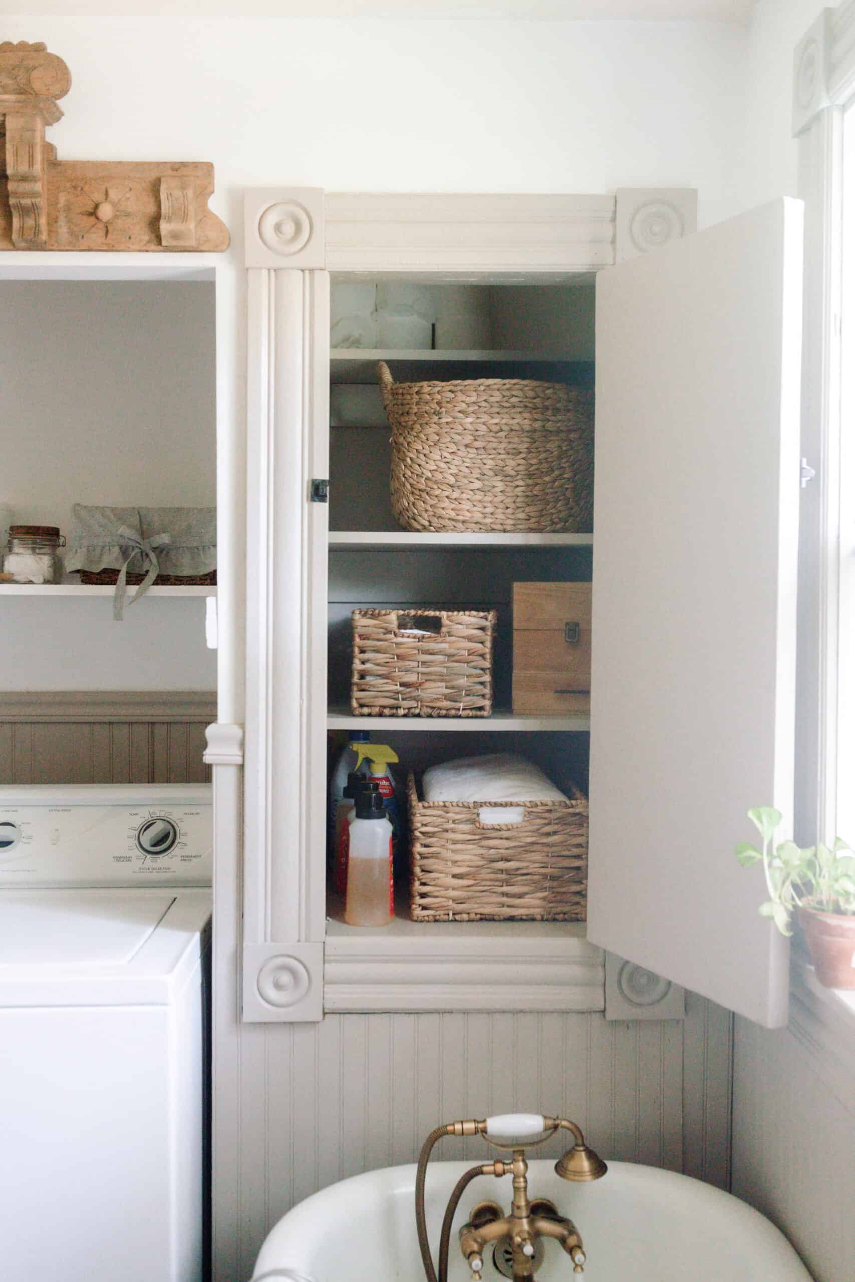 Craft Cabinet Organization - Farmhouse on Boone