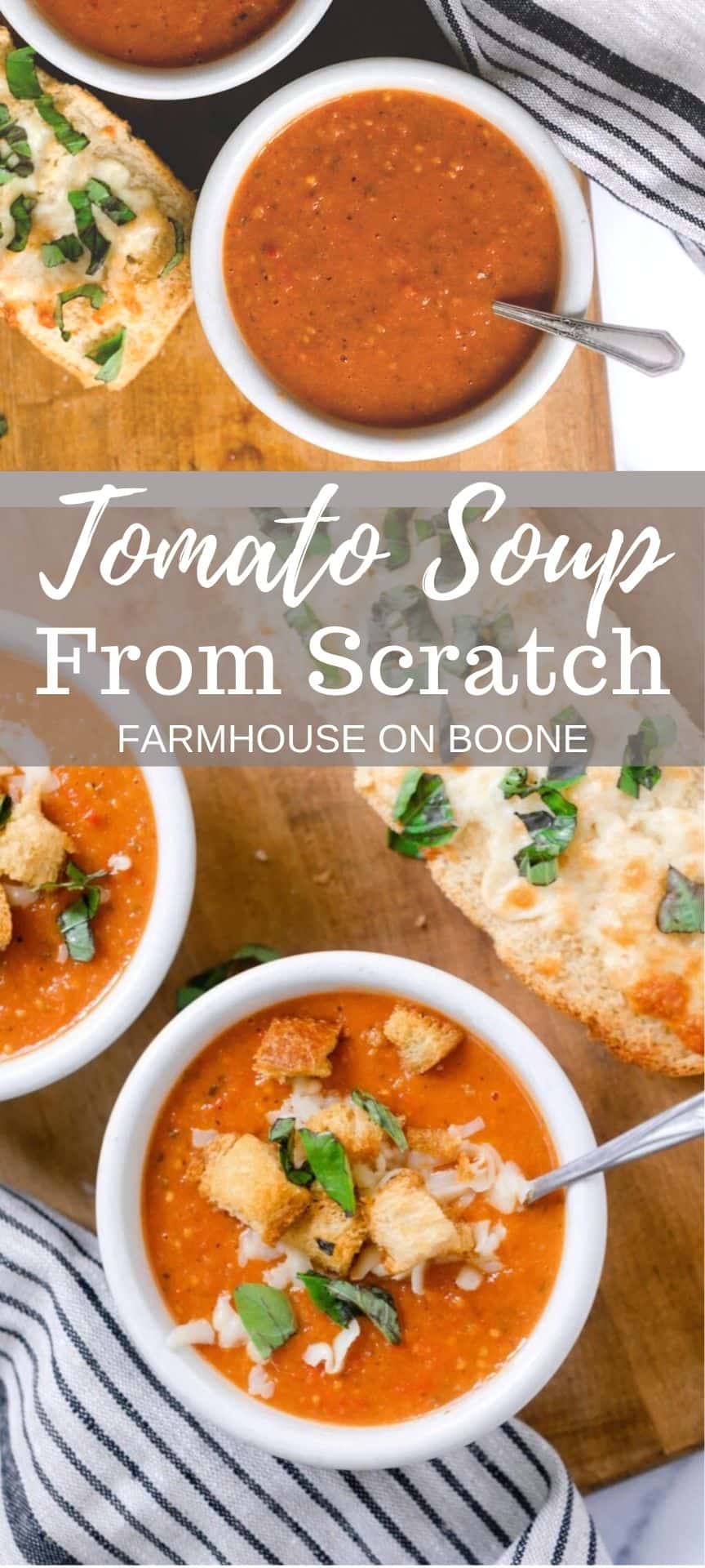 Tomato Soup From Fresh Tomatoes Farmhouse on Boone