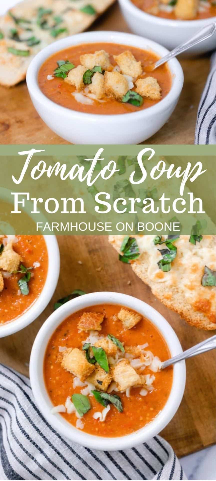 Tomato Soup From Fresh Tomatoes - Farmhouse on Boone