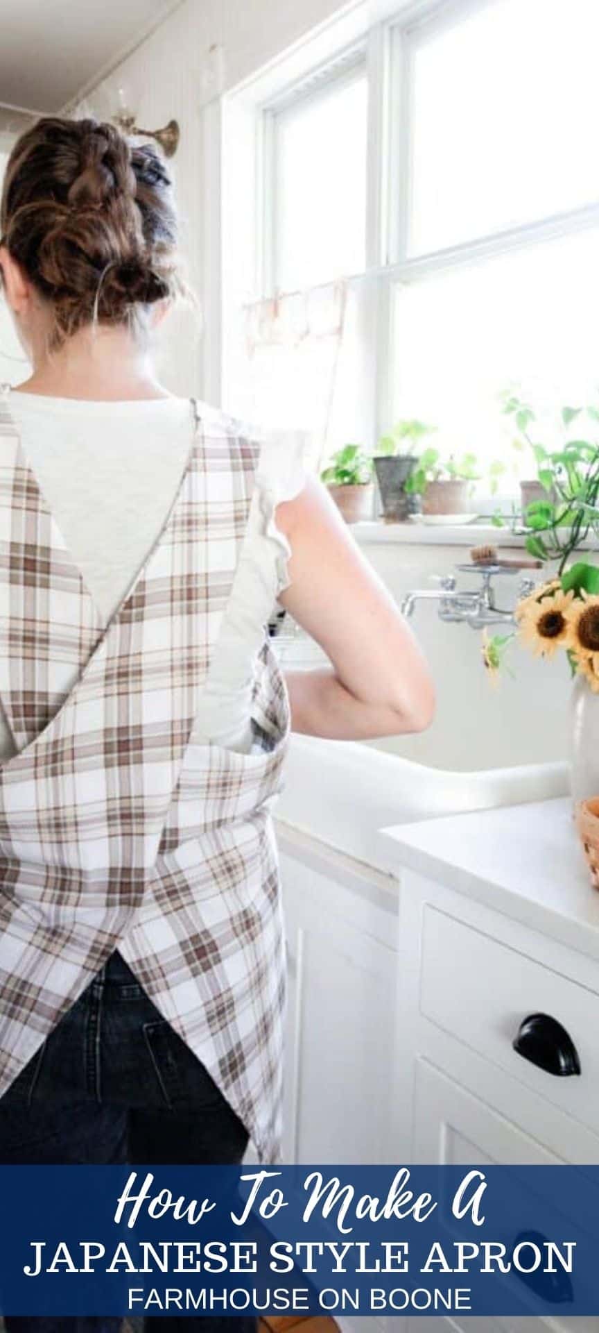 Japanese Apron Tutorial With Free PDF Pattern Farmhouse on Boone