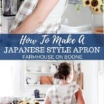 Japanese Apron Pattern - Farmhouse on Boone