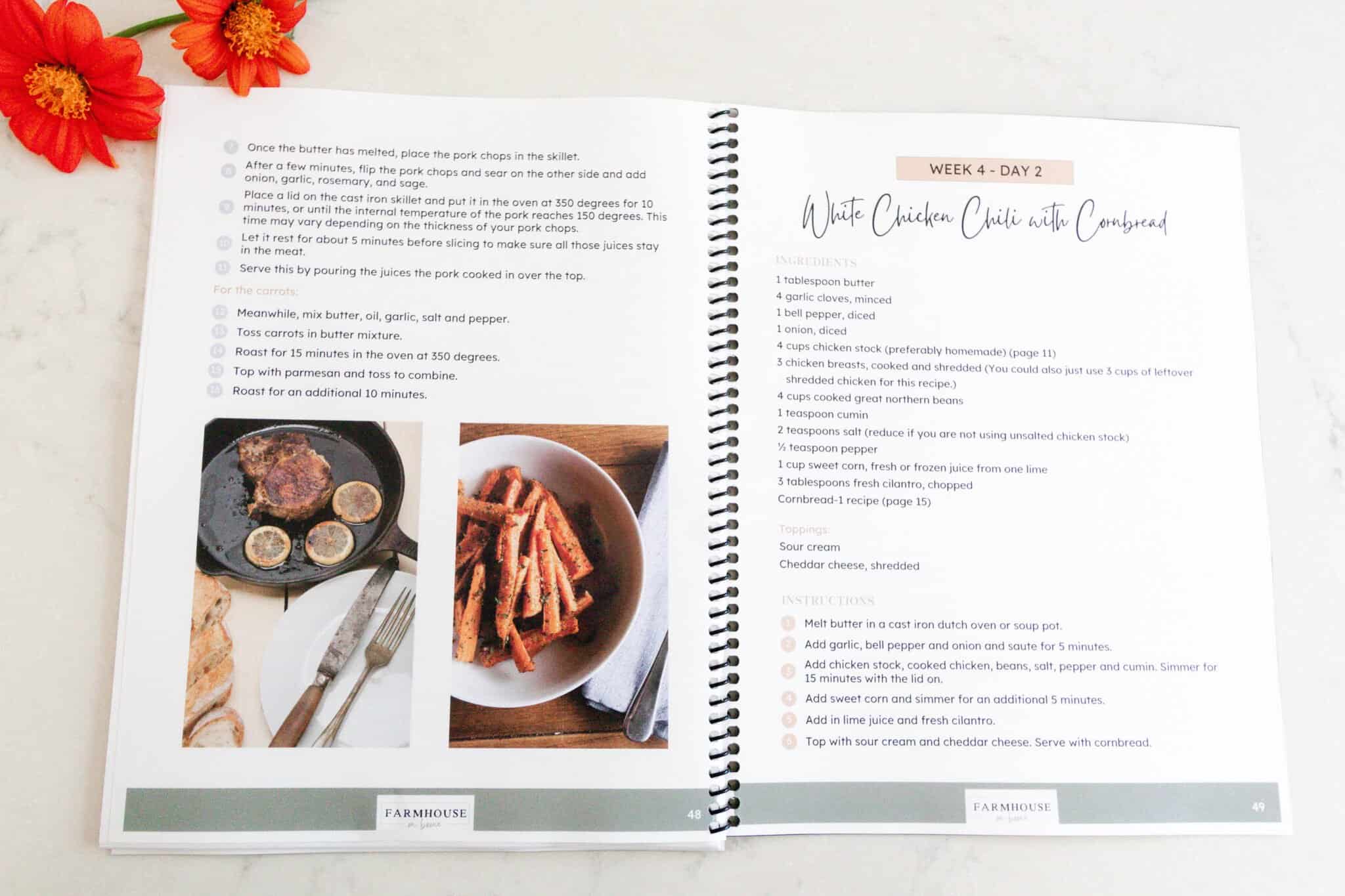 4 Week Fall Meal Plan Farmhouse on Boone