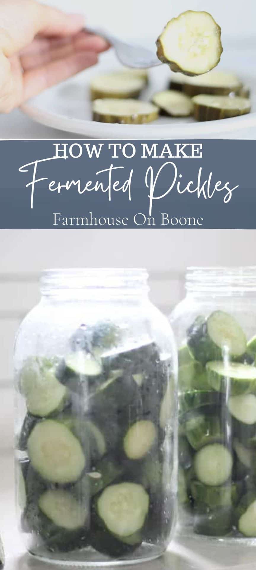 Homemade LactoFermented Pickles Farmhouse on Boone