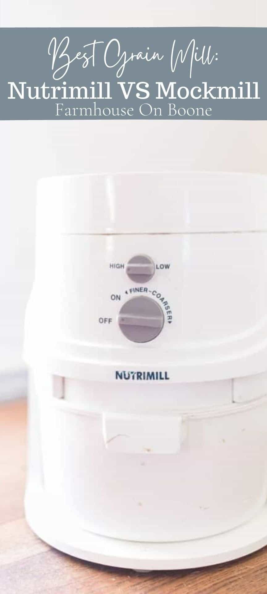 Best Grain Mill Mockmill vs. Nutrimill Farmhouse on Boone
