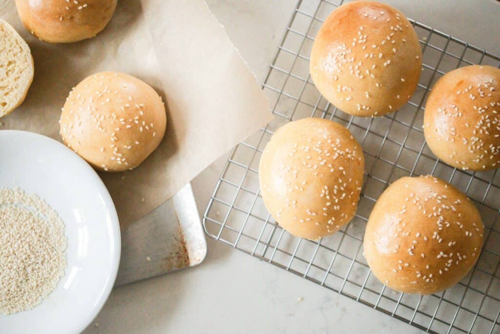 Sourdough Sandwich Rolls - Farmhouse on Boone