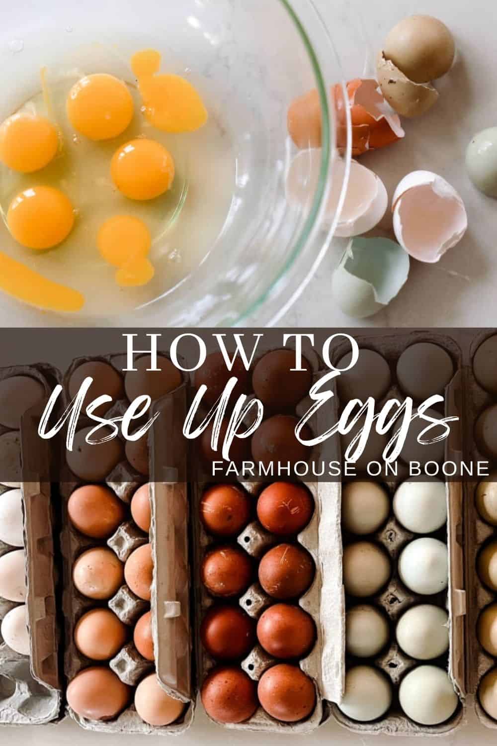How To Use Up Eggs Recipes & Preserving Farmhouse on Boone