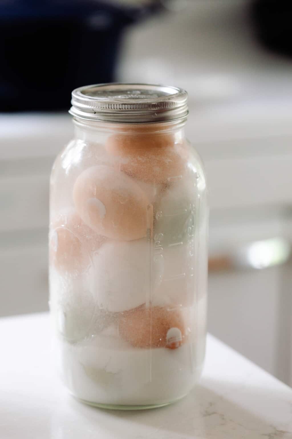 Water Glassing Eggs Farmhouse on Boone