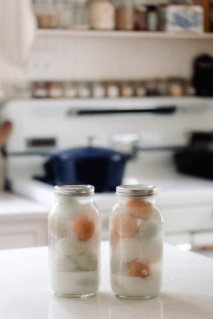 Water Glassing Eggs Farmhouse On Boone