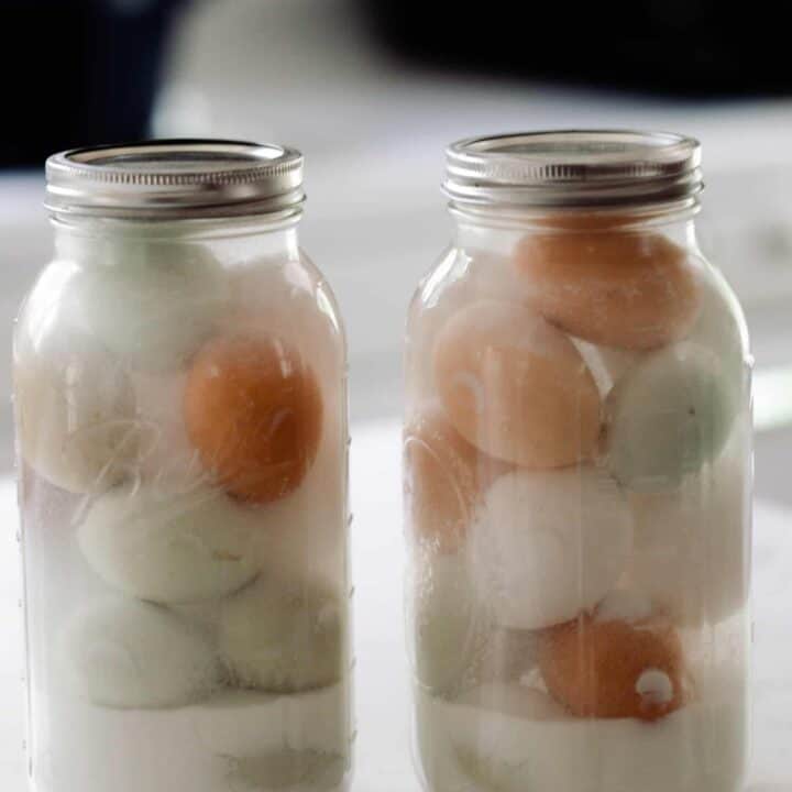 Water Glassing Eggs