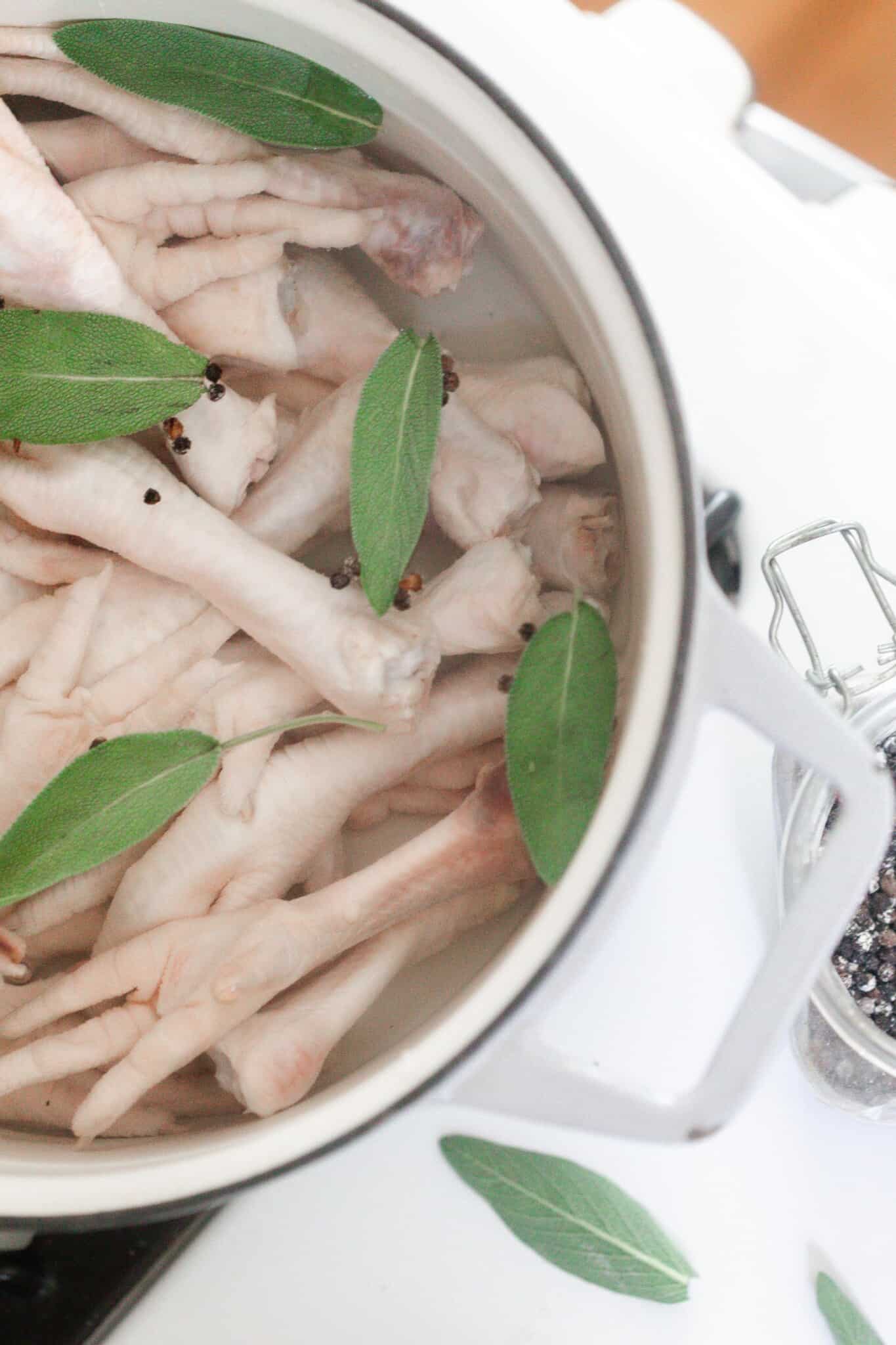 Chicken Feet Bone Broth Farmhouse on Boone
