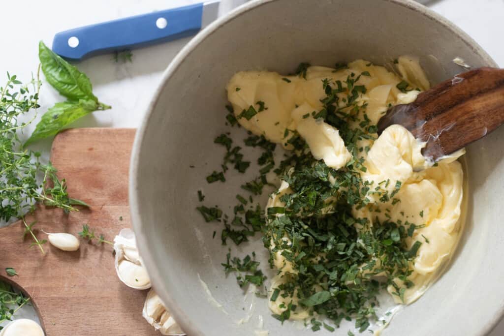 The BEST Garlic Herb Butter - Fresh, Easy, Delicious