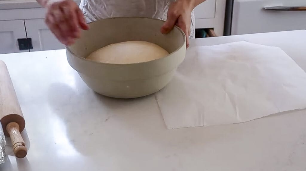 fermented sourdough croissant dough