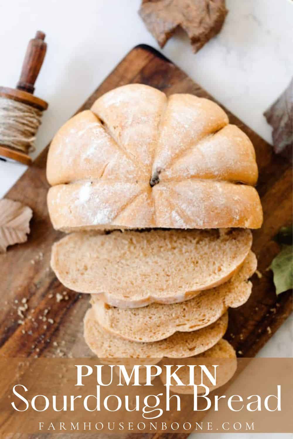 Pumpkin Sourdough Bread Farmhouse on Boone