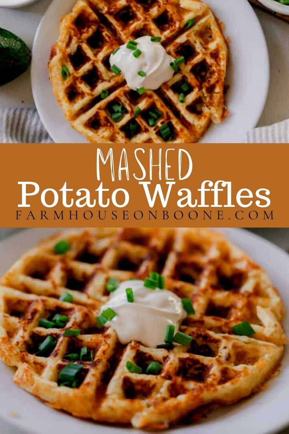 Easy Potato Waffles Two Ways Farmhouse on Boone