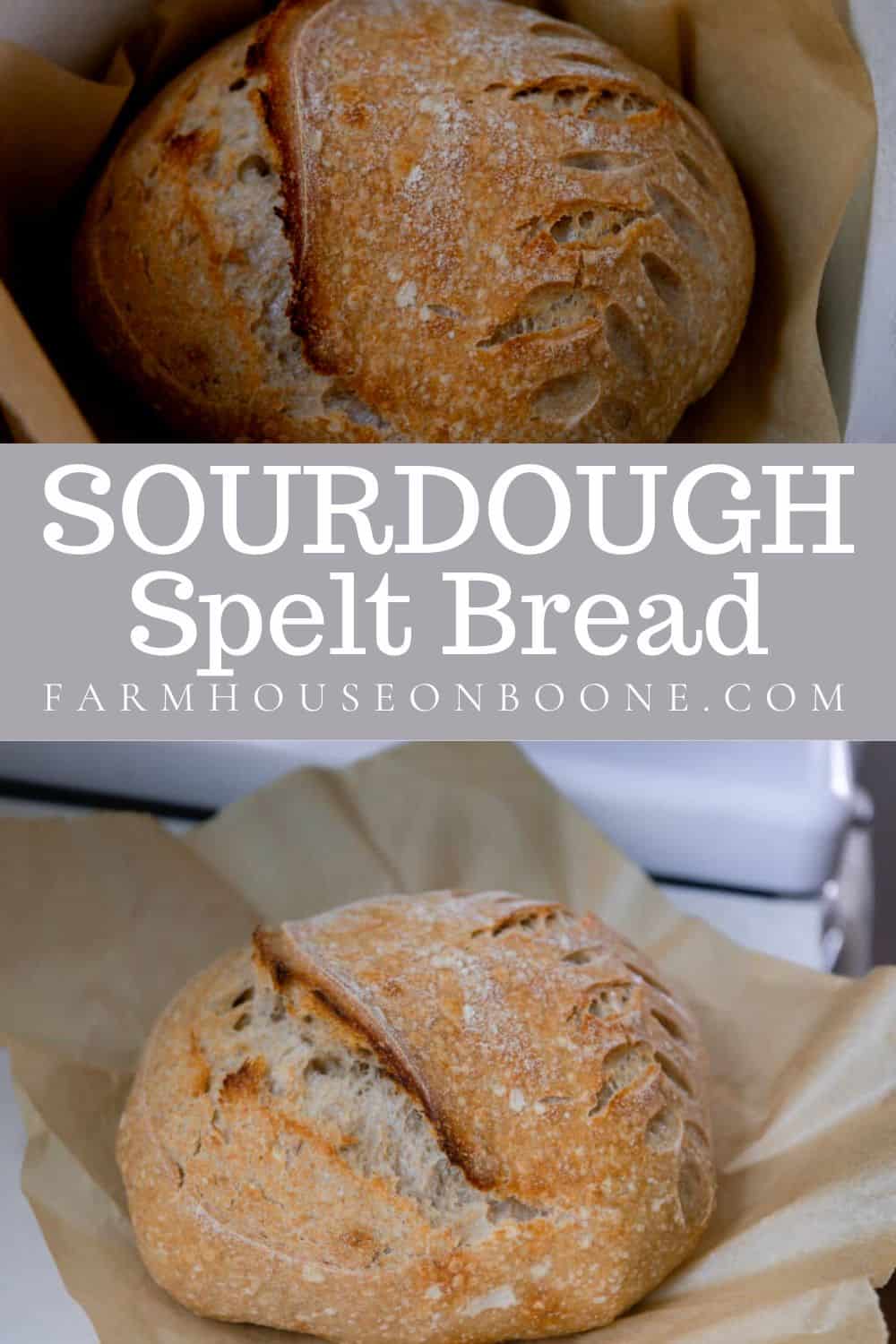 Spelt Sourdough Bread Farmhouse on Boone